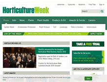 Tablet Screenshot of hortweek.com